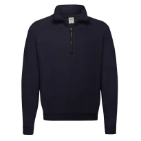 Sudadera de trabajo Fruit of The Loom con cuello con cremallera y cinta Classic FR621140