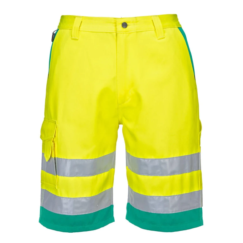 Bermuda de Trabajo Alta Visibilidad Multibolsillos Portwest L043