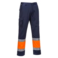 Pantalón de Trabajo Alta Visibilidad Multibolsillos Ligero Portwest L049 2