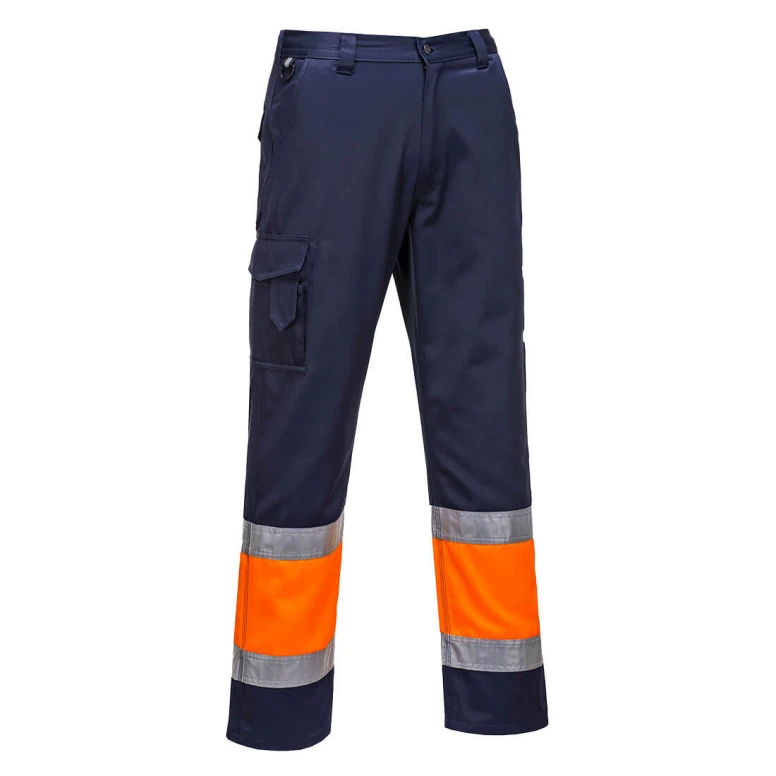 Pantalón de Trabajo Alta Visibilidad Multibolsillos Ligero Portwest L049