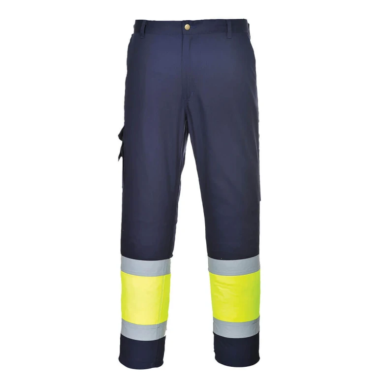 Pantalón de Trabajo Alta Visibilidad Multibolsillos Ligero Portwest L049
