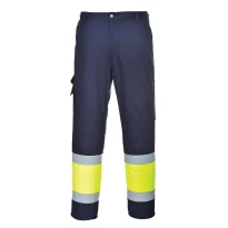 Pantalón de Trabajo Alta Visibilidad Multibolsillos Ligero Portwest L049