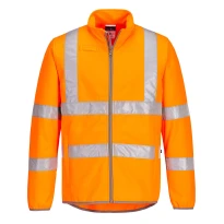 Chaqueta de Trabajo Alta Visibilidad Multibolsillos Cortaviento Impermeable Softshell Portwest EC24