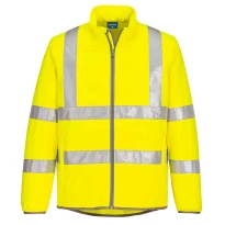 Chaqueta de Trabajo Alta Visibilidad Multibolsillos Cortaviento Impermeable Softshell Portwest EC24