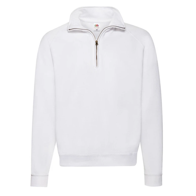 Sudadera de trabajo Fruit of The Loom con cuello con cremallera y cinta Classic FR621140