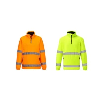 Chaqueta Polar Alta Visibilidad Media Cremallera Portwest F302