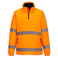 Chaqueta Polar Alta Visibilidad Media Cremallera Portwest F302 2