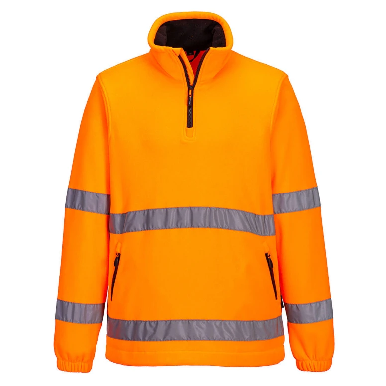 Chaqueta Polar Alta Visibilidad Media Cremallera Portwest F302