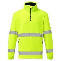 Chaqueta Polar Alta Visibilidad Media Cremallera Portwest F302