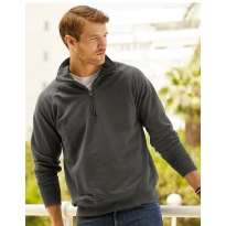 Sudadera de trabajo Fruit of The Loom con cuello con cremallera y cinta Classic FR621140