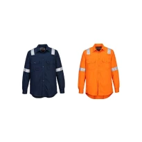 Camisa de Trabajo Alta Visibilidad Ligera Multibolsillos Multi-norma Ignífuga Portwest FR720