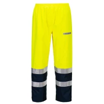Pantalones de Trabajo Alta Visibilidad Impermeables Ignífugos Ligeros Portwest FR410