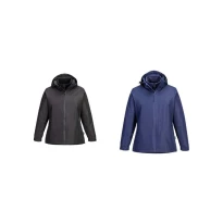 Chaqueta de Trabajo Multibolsillos Impermeable Cortaviento con Capucha Portwest S574