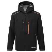 Chaqueta de Trabajo Impermeable Multibolsillos con Capucha y Cremallera Completa Portwest S385