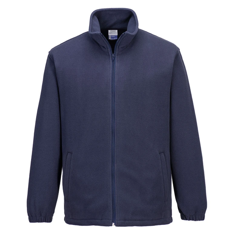 Chaqueta de Trabajo de Forro Polar Antiestática con Cremallera Completa Portwest AS26