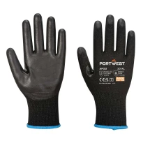 12 Piezas - Guantes de trabajo anticorte antiabrasión elásticos Portwest AP33