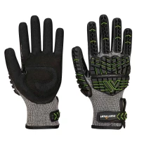 Guantes de trabajo de espuma de nitrilo elásticos anticorte antiabrasión Portwest A755