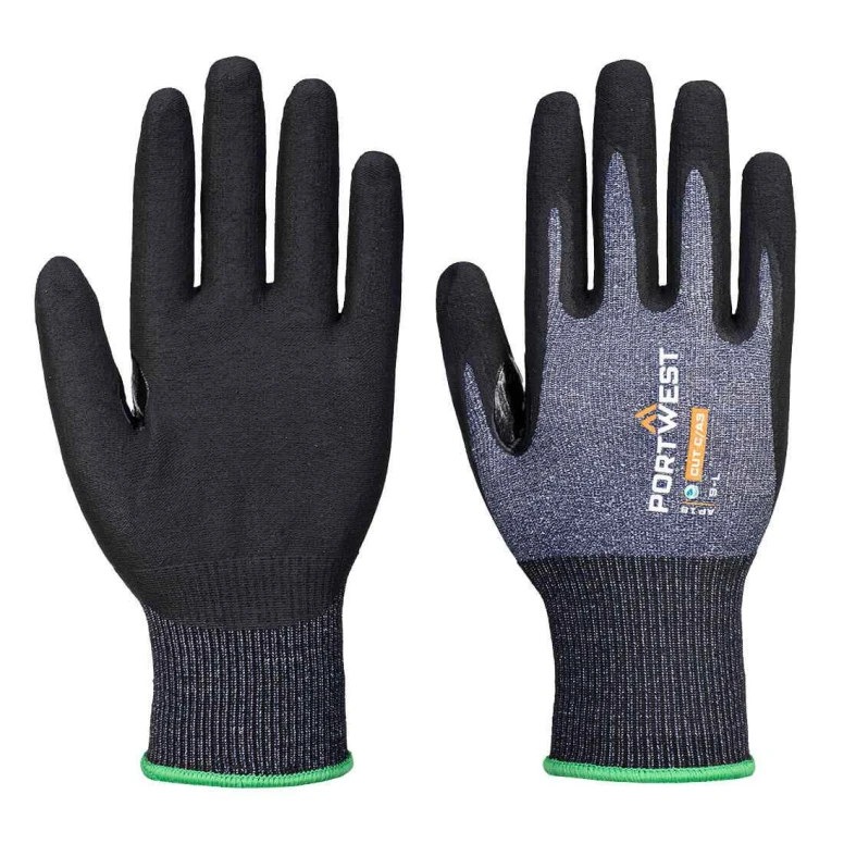 12 Piezas - Guantes de trabajo recubiertos de nitrilo anticorte y antiabrasión Portwest AP18