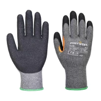 12 Piezas - Guantes de Trabajo de Látex Anticorte Antidesgaste Anticalor Elásticos Portwest A106