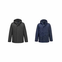 Chaqueta de Trabajo Impermeable con Múltiples Bolsillos y Capucha Portwest KX364