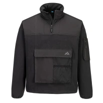 Sudadera de Trabajo de Forro Polar con Múltiples Bolsillos y Media Cremallera Portwest KX378 2