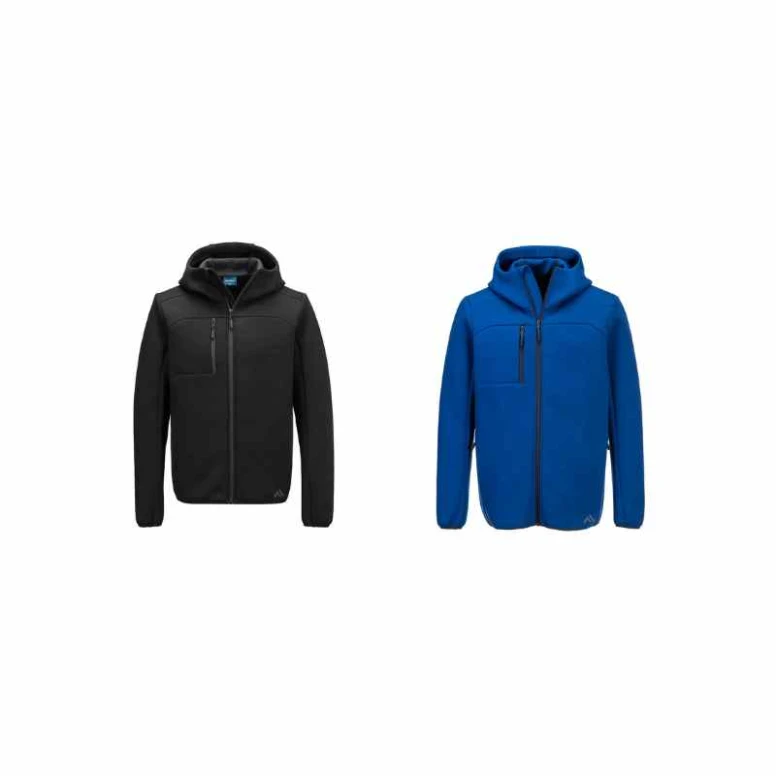 Sudadera de Trabajo de Forro Polar con Múltiples Bolsillos y Cremallera Completa con Capucha Portwest KX372