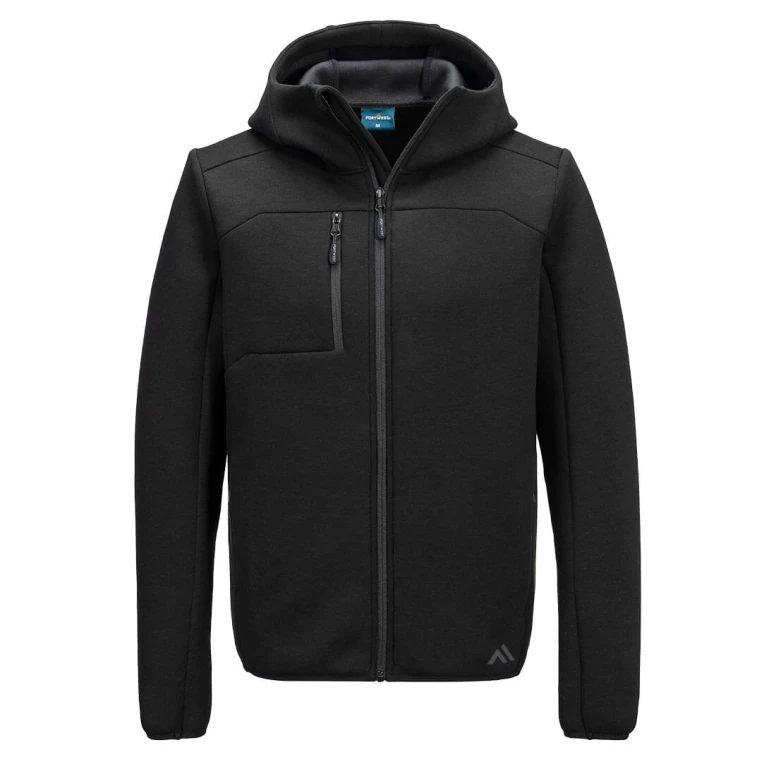 Sudadera de Trabajo de Forro Polar con Múltiples Bolsillos y Cremallera Completa con Capucha Portwest KX372