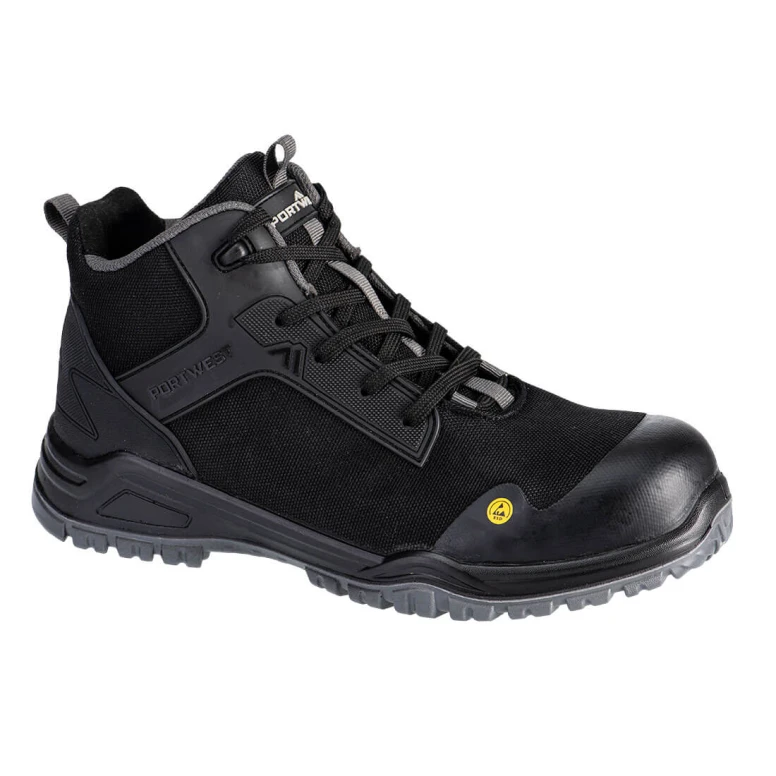 Botas de Seguridad Impermeables Sin Metal Portwest Bevel S3S ESD SR FO FE01