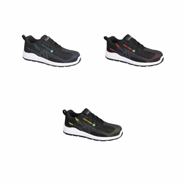 Zapatos de Seguridad Bajos Metalfree Portwest Eco Fly S1PS SR FO FC06
