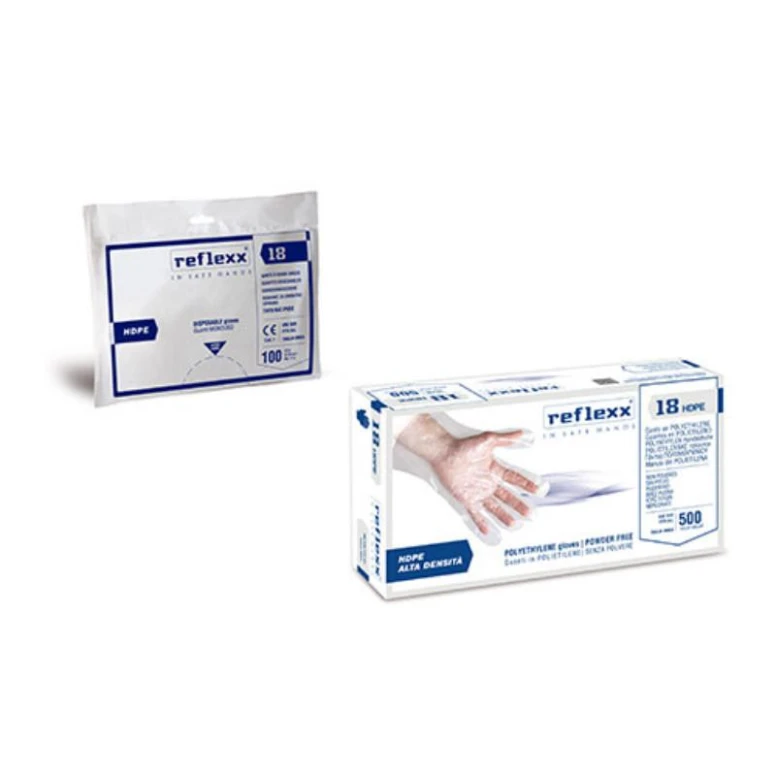 Guantes de Polietileno Alta Densidad HDPE Reflexx 18