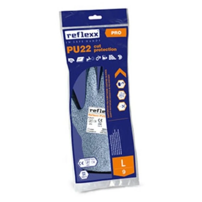 Guantes de trabajo soportados en poliuretano Reflexx PU22 protección contra cortes