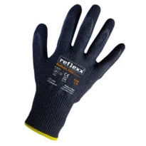 Guantes de trabajo soportados en nitrilo MicroSandy Reflexx N22 MS protección contra cortes