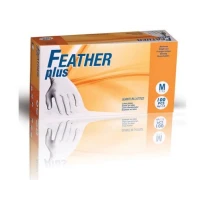 Guantes de látex con polvo FEATHER Plus