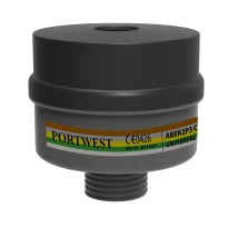 4 Piezas - Filtro Combinado para Máscara de Trabajo Portwest ABEK2P3 P976
