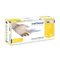 Guantes de látex sin polvo - Reflexx 46
