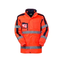 Parka de trabajo Multibolsillos Alta Visibilidad Rossini Fresnel Hi-Vis HH225
