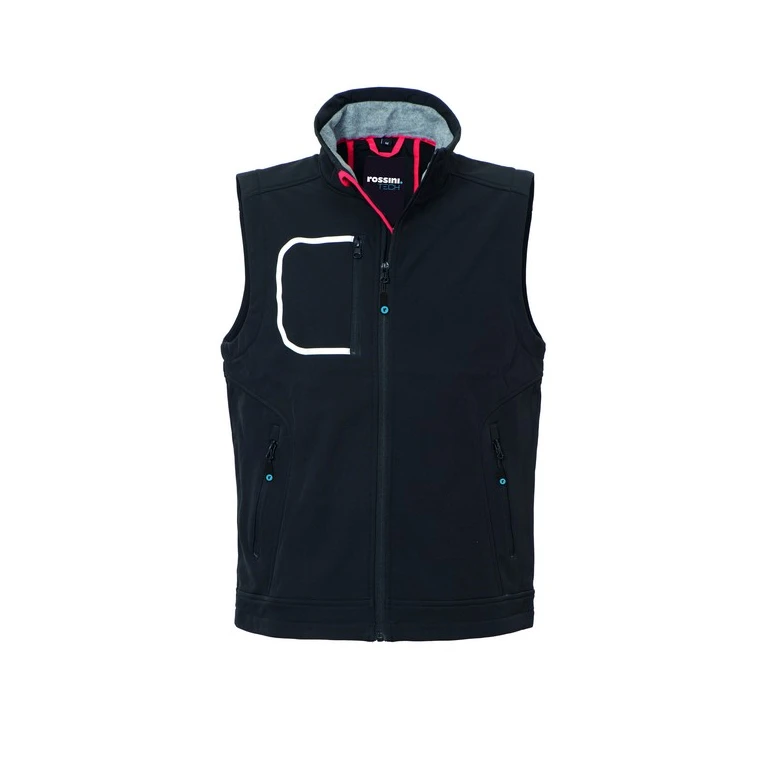 Chaleco de trabajo Softshell elástico Rossini Zack HH654