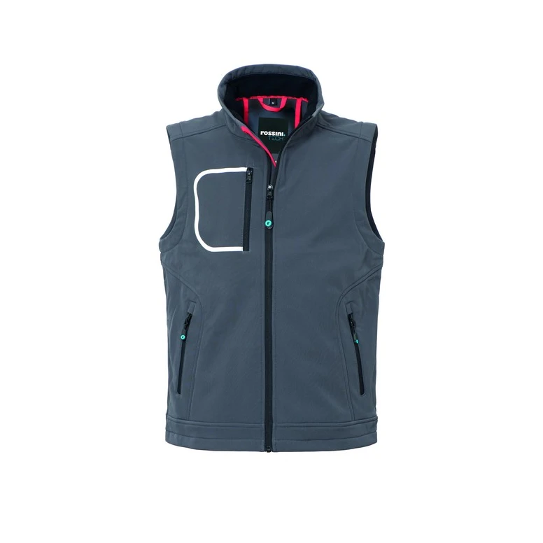 Chaleco de trabajo Softshell elástico Rossini Zack HH654