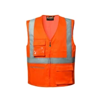 Chaleco de trabajo Multibolsillos Alta Visibilidad Rossini Ken Hi-Vis HH229