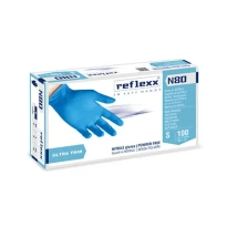 Guantes de nitrilo sin polvo Reflexx N80B