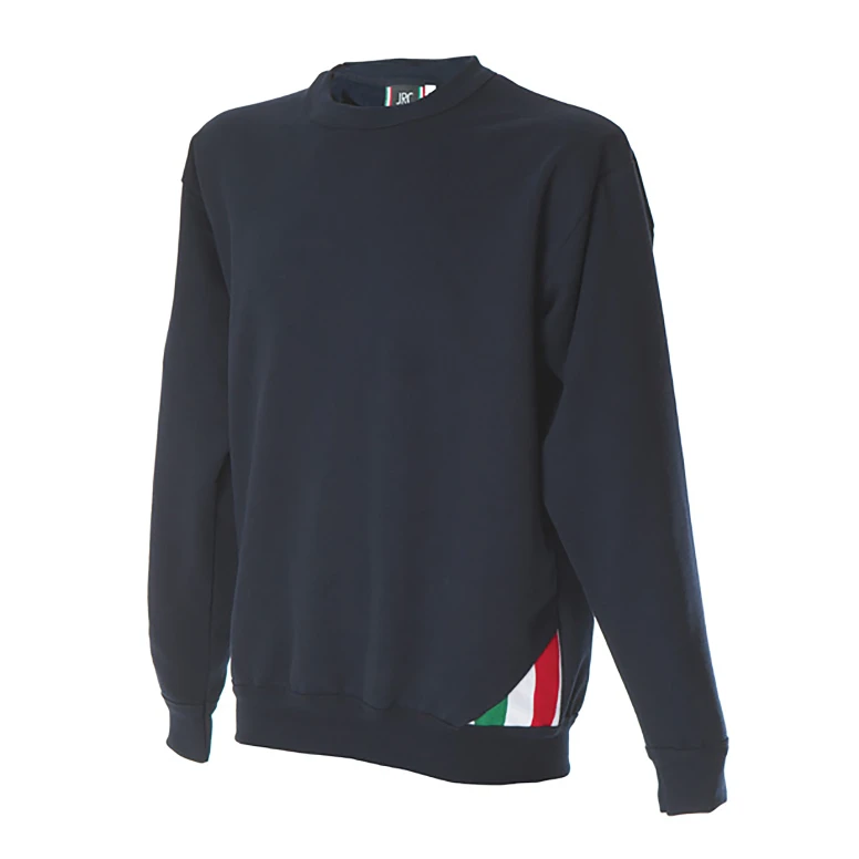 Sudadera de trabajo de cuello redondo 100% Algodón Made in Italy JRC Bologna 988253