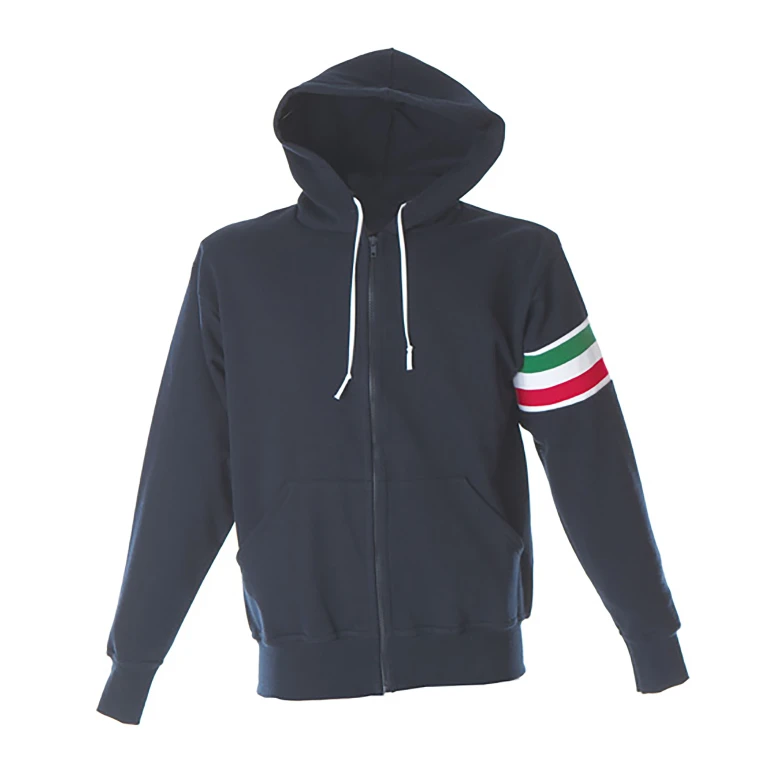 Sudadera con cremallera larga y capucha de trabajo 100% Algodón Made in Italy JRC Verona 988273