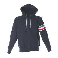 Sudadera con cremallera larga y capucha de trabajo 100% Algodón Made in Italy JRC Verona 988273