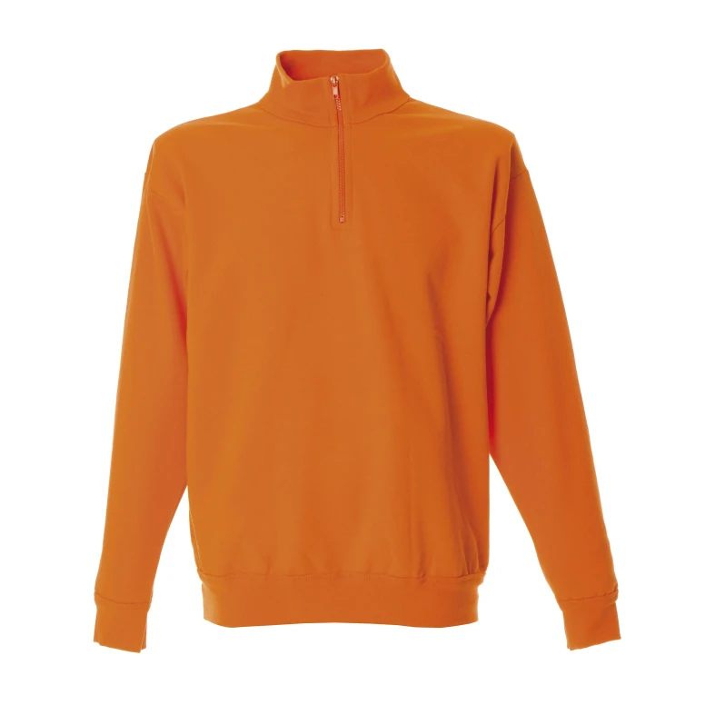 Sudadera con cremallera corta de trabajo 100% Algodón Made in Italy JRC Piacenza 988553