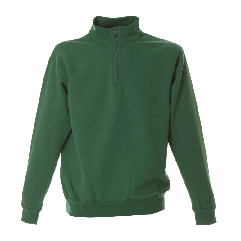 Sudadera con cremallera corta de trabajo 100% Algodón Made in Italy JRC Piacenza 988553
