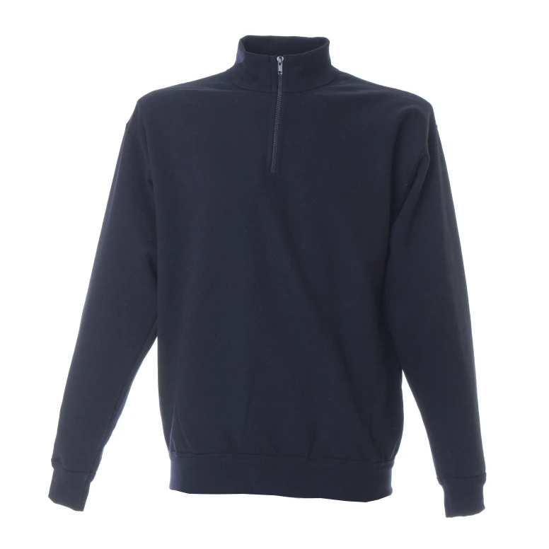 Sudadera con cremallera corta de trabajo 100% Algodón Made in Italy JRC Piacenza 988553
