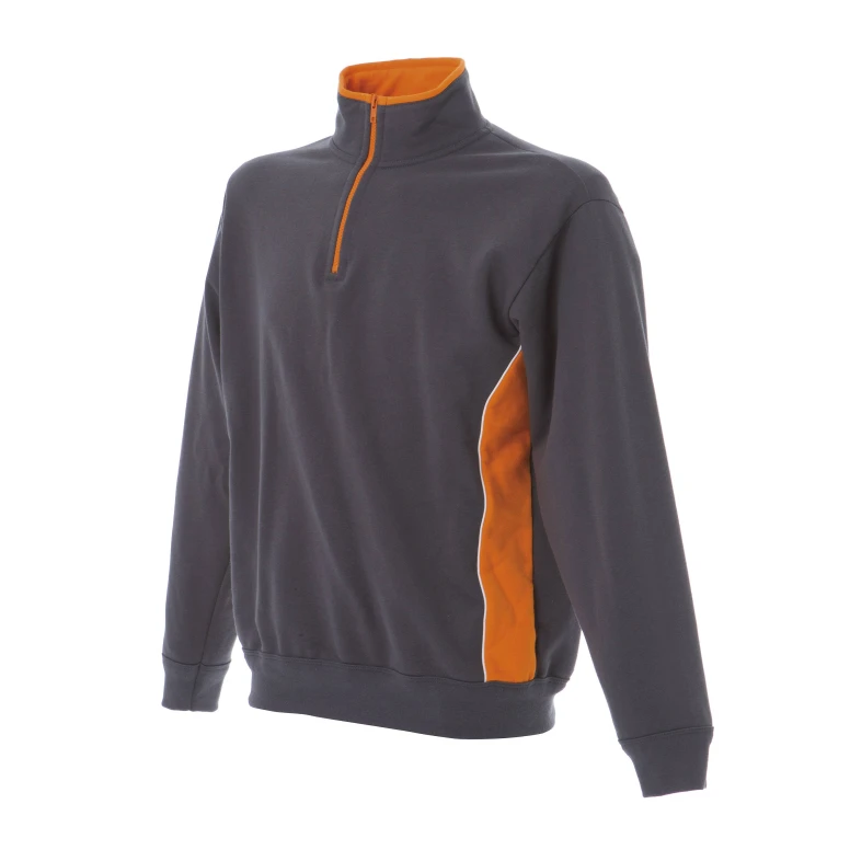 Sudadera con cremallera corta bicolor de trabajo Made in Italy JRC Bari 989553