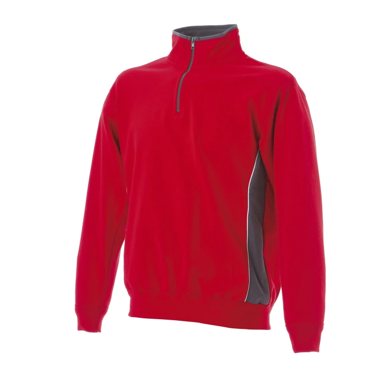 Sudadera con cremallera corta bicolor de trabajo Made in Italy JRC Bari 989553