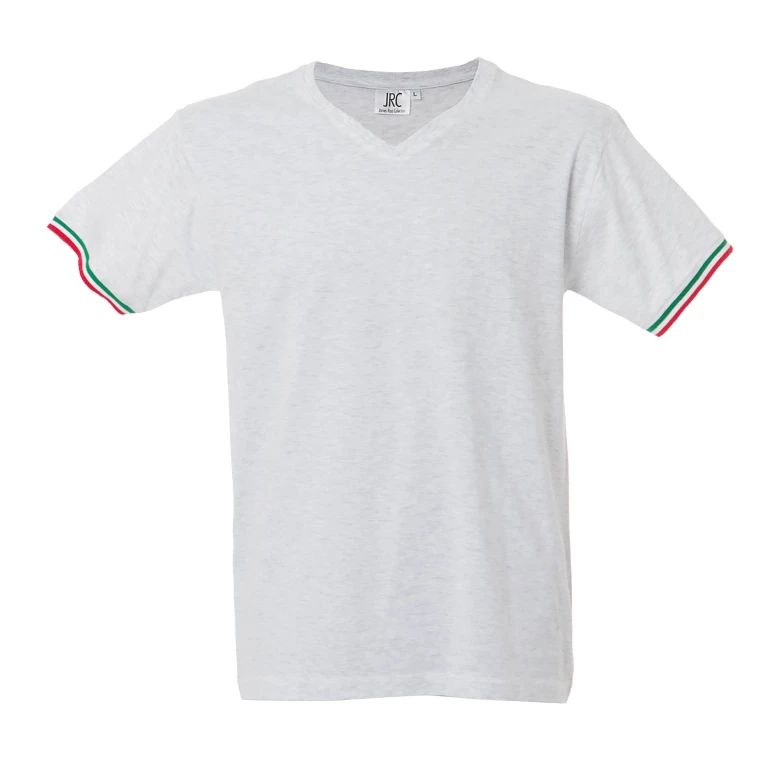 5 Piezas - Camiseta de trabajo de cuello en V 100% Algodón JRC New Milano 989973
