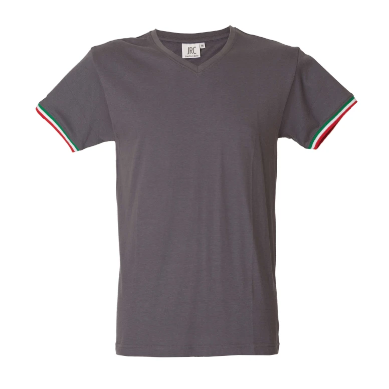 5 Piezas - Camiseta de trabajo de cuello en V 100% Algodón JRC New Milano 989973